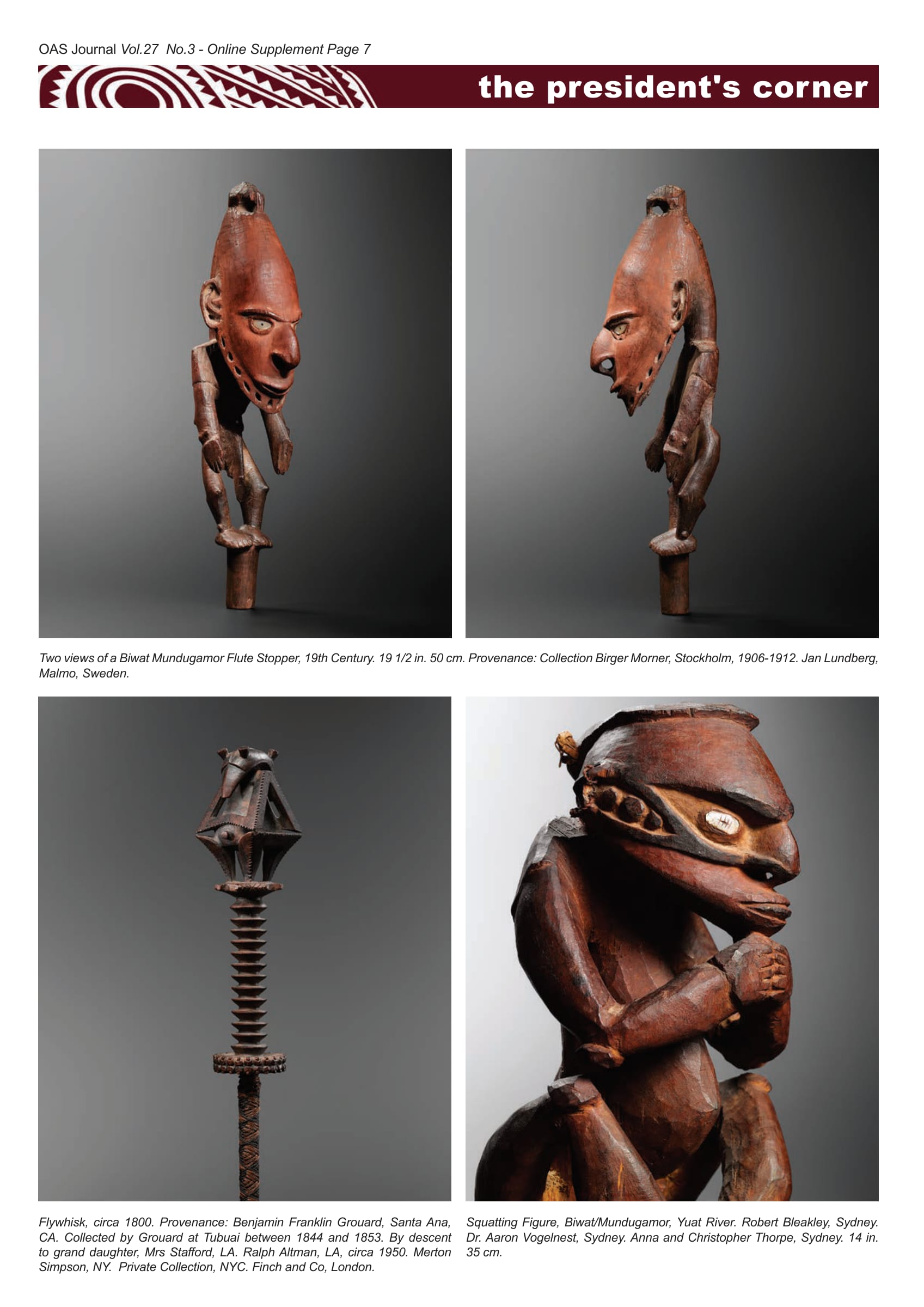 Kevin Conru, Oceanic art collector. Interviewed by Bill Rathmell in Brussels — page 7 of 10