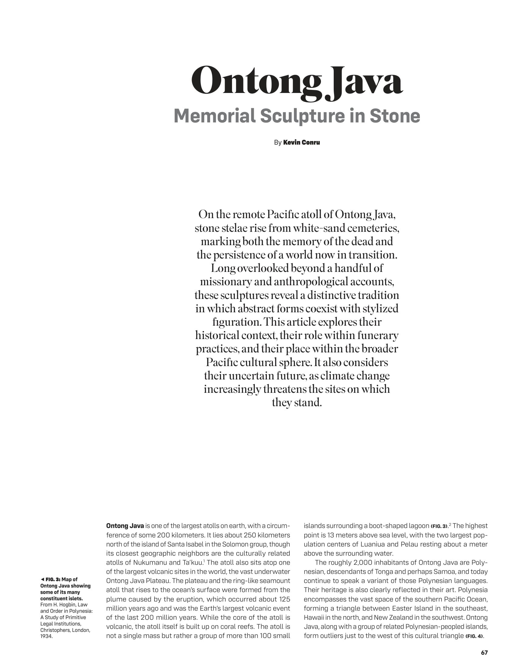 Ontong Java: Memorial Sculpture in Stone — page 2 of 20