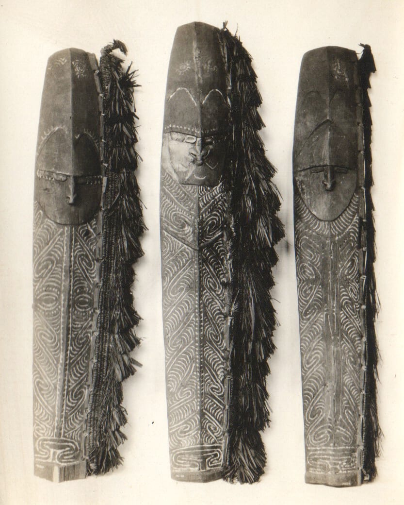 Lower Sepik River War Shields