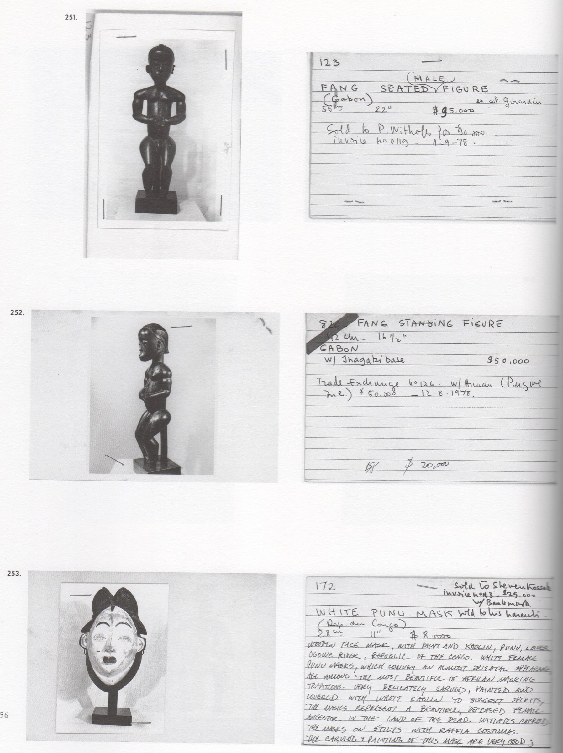 Rolin's File Card Documents for Gabon